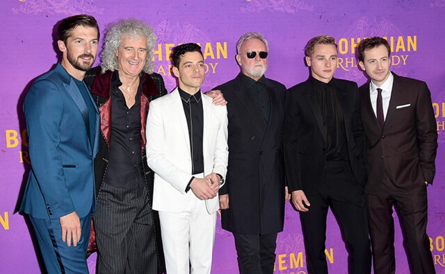 In attendance from the film were Rami Malek, Gwilym Lee, Ben Hardy, Joe Mazello, Lucy Boynton, Mike Myers among others In attendance from the film were Rami Malek, Gwilym Lee, Ben Hardy, Joe Mazello, Lucy Boynton, Mike Myers among others